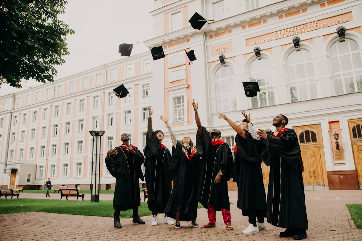 Tamil Nadu graduate celebrating after using scholarships for college education