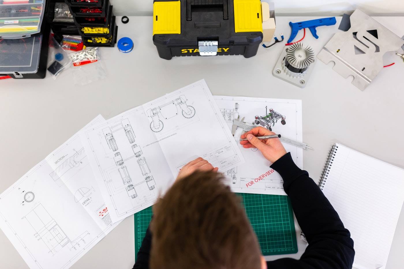Engineering lab where students explore different branches after 12th